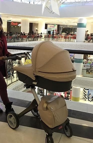 benebaby lux: Коляска, Stokke, цвет - Коричневый, Б/у, Самовывоз — 1