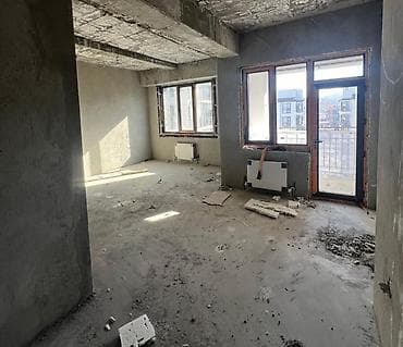 квартира студия с панорамными окнами: 2 комнаты, 60 м², Элитка, 14 этаж, Готовая ПСО (под самоотделку) — 3