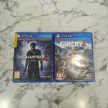 Продаю 2 игры для Playstation 4-5. Far Cry 4 - 1700сом. Uncharted 4 -