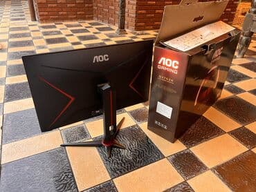 принтер для конспектов: Монитор, AOC, Колдонулган, LED, 27" - 28" — 2