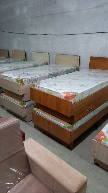 Спальный гарнитур, Новый, Односпальная кровать, Кыргызстан, ДСП, Бесплатная доставка, Платная доставка