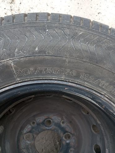 john dere: Колеса в сборе 225 / 70 / R 15, Лето, Б/у, 1 шт, Легковые, Железные, отверстий - 5 — 6