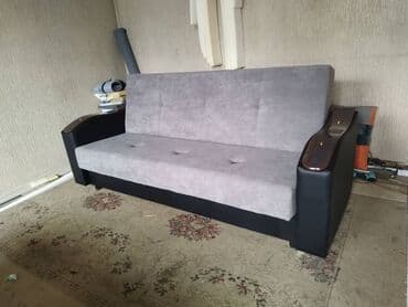 раскладной диван с двумя креслами: Прямой диван, Новый, Трехместный — 7