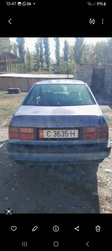 авто с последующим выкупом бишкек саната: Volkswagen Vento: 1993 г., Бензиновая — 6
