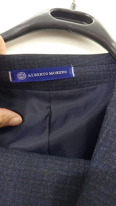 одежда для спорта: Костюм мужской Alberto Moreno 52р - Цвет: темно-синий с благородной — 3