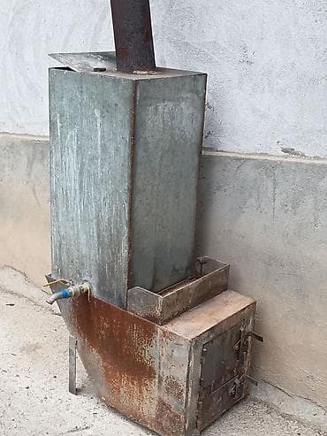 печка для отопление: Самодельная твердотопливная печь-водогрейка (металлическая) - — 2