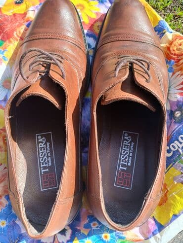 Мужские туфли, 42, Б/у, цвет - Коричневый, Самовывоз