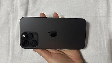 xa max: IPhone 14 Pro Max, Б/у, 128 ГБ, Черный, Наушники, Зарядное устройство, Чехол, 84 % — 1