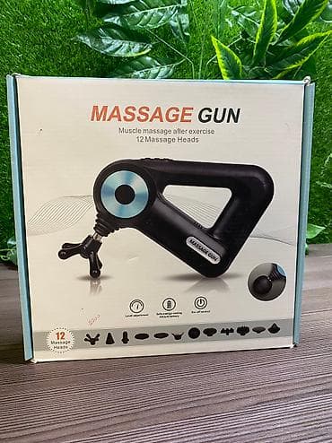 Техника и электроника: Бесплатная доставка! Перкуссионный ударный массажер c 12 насадками — 4