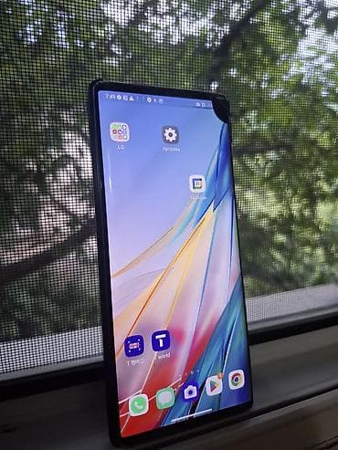 LG Wing 5G, Б/у, 128 ГБ, цвет - Серебристый, 1 SIM