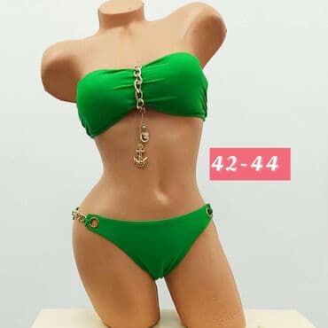 купальник для беременных бишкек: Раздельный купальник, Мягкая чашка, Плавки на завязках, С бахромой, XS — 3