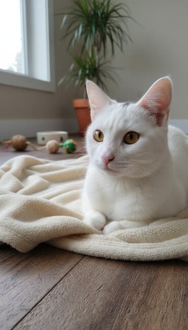 британская короткошерстная кошка шиншилла: Кошка даром: Беспородная, 5 месяцев, Мальчик, Приучена к лотку, Проглистована — 1