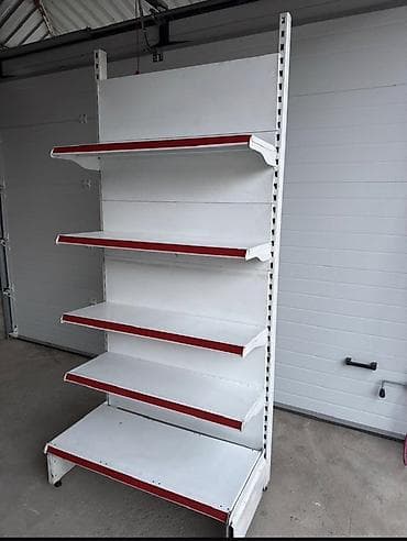 стелаж: Продается б/у (не новые-колдонулган) торговые стеллажи для выкладки — 1