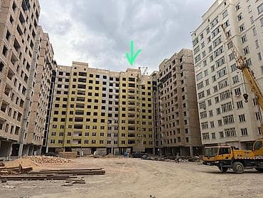 элитный: 2 комнаты, 75 м², Элитка, 7 этаж, ПСО (под самоотделку) — 1