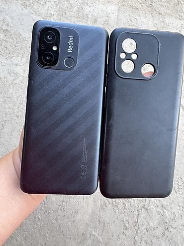 рф номер: Redmi, Redmi 12C, Б/у, 128 ГБ, цвет - Черный, 2 SIM — 5