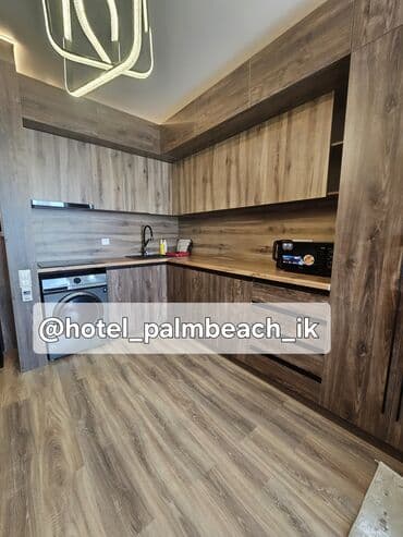 бюджетные пансионаты иссык куля: Квартира, Palmbeach ЦО Palm Beach, Чок-Тал, Детская площадка, Парковка, стоянка, Охраняемая территория — 4