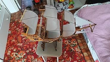 пионерский барабан: Декоративный макет парусного корабля из дерева - Большой авторский — 2