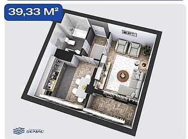 elegance stroy: 1 комната, 40 м², Элитка, 14 этаж, Готовая ПСО (под самоотделку) — 2