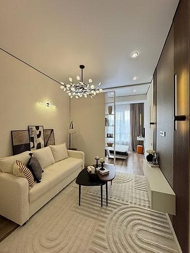 flat osh: 1 комната, 44 м², Пишпек Элитка, 7 этаж, Дизайнерский ремонт — 10