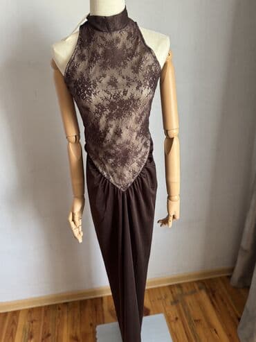 Ювелирные изделия: Вечернее платье на корпоратив, Новый год в трендовый кружевной Размер — 4