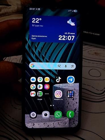 микрофон ош: Samsung Galaxy A14, Колдонулган, 128 ГБ, түсү - Кара, 2 SIM — 9