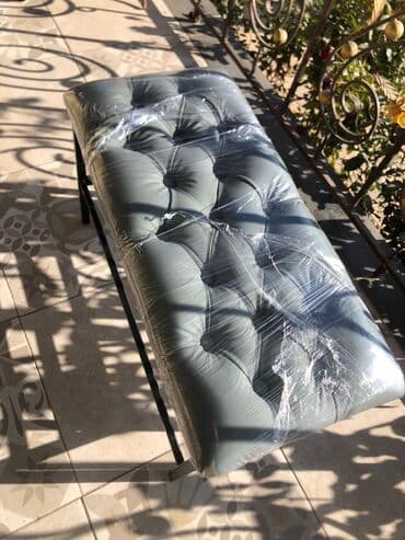 купить стол консоль: Банкетка, С полками, цвет - Зеленый — 7