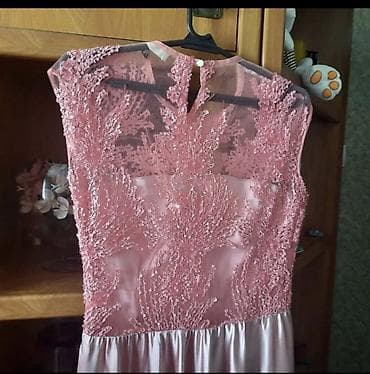 Жеке буюмдар: Вечернее платье в пол, нежно‑розового цвета. 46 размера 1500 сом - — 2