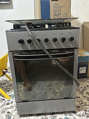 газовый духовка: Газовая плита с духовкой, отдельно стоящая, стандартная ширина 50–60 — 1