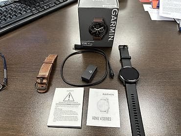 часы феникс 8: Garmin Venu 4, 45 мм С дополнительным кожаным ремешком В идеальном — 4