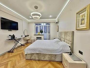 кватира жер там: 3 комнаты, 104 м², Элитка, 2 этаж, Дизайнерский ремонт — 6