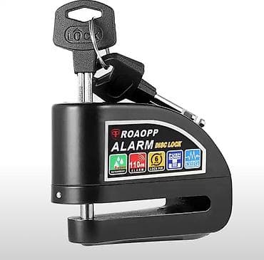 велосепеди: •	🔒 Водонепроницаемый замок для мотоцикла и скутера 	•	🚨 Оснащен — 1
