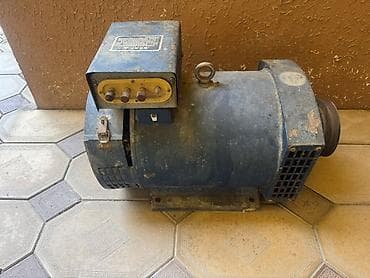 Электрогенератор с ременным приводом - Тип: синхронный/щеточный