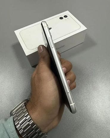 редми 12 с: IPhone 11, Б/у, 128 ГБ, Белый, Коробка, 100 % — 3