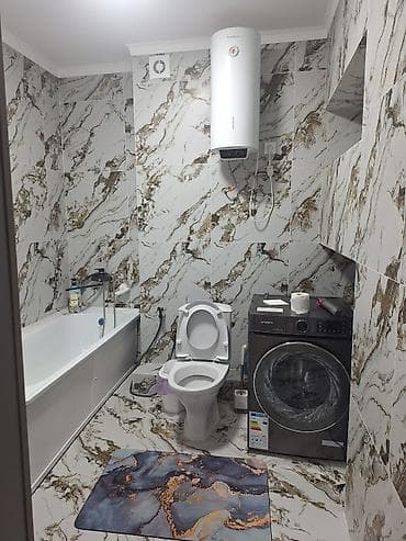 гостиница по часовой бишкек: 1 комната, Люкс, элитка, Асанбай мкр, Круглосуточное заселение — 5