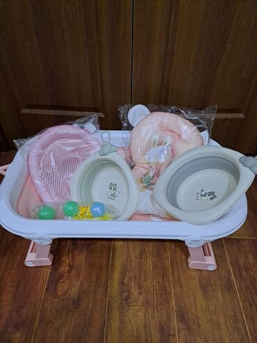 купить детскую стиральную машину: Детский мир. ванна для детей от 0 до 6 лет. две чашки. матрасики две — 2