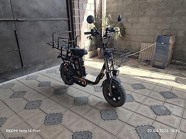 спортивные мопеды: Электроскутер (электровелосипед) СРОЧНО СРОЧНО ❗ с грузовыми — 1