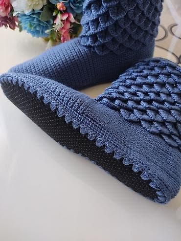 шлепанцы адидас: Домашние тапочки, 40, Новый, цвет - Синий, Самовывоз — 3