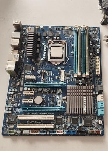 Техника жана электроника: ПК үчүн энелик плата, Колдонулган, Gigabyte, LGA1155, EATX — 1