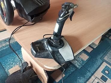 игровой руль с педалями для пс4 и пк: Игровой комплект для ПК/консолей: руль с педалями и джойстик - Руль — 2