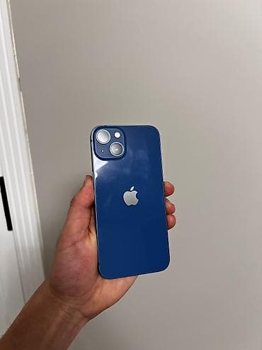 pad 4: IPhone 13, Б/у, 128 ГБ, Синий, Чехол, Коробка, 81 % — 2