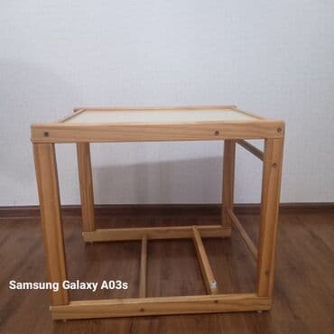 корзина для велосипеда: Стол для ребёнка без стульчика. Высота 50см, длина 56см×ширина 43см — 3