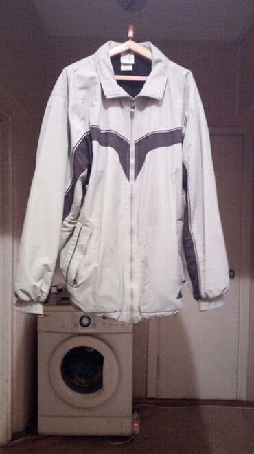 Рубашки: Мужская куртка, 2XL, Nike, Б/у, цвет - Бежевый, Самовывоз — 1