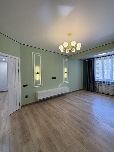 Батирлер: 1 бөлмө, 48 м², Пишпек Элитка, 4 кабат, Евро оңдоо — 4