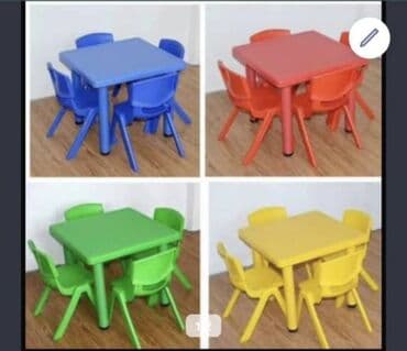 детская офисная мебель: Комплект детского стола и стула, Новый, Самовывоз, Платная доставка — 5