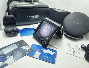 fpv dron: Samsung Galaxy Z Flip 5, Б/у, 512 ГБ, цвет - Черный, 1 SIM, 2 SIM, eSIM — 5