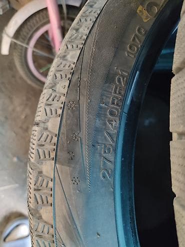 27540r21: БМВ Х5 G05 Зима разноширокие передние пара,заднее одно 315/35,отдам — 4