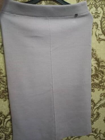 вечерняя одежда для беременных: Юбка, Модель юбки: Прямая, Миди, Трикотаж, Высокая талия — 1