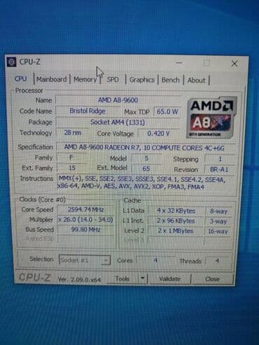 процессоры amd a series: Процессор, Колдонулган, AMD A8, 4 ядролор, ПК үчүн — 4