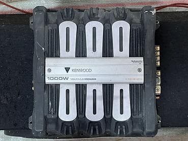 Автоунаа электроникасы: Оригинальный сабвуфер Pioneer и усилитель Kenwood для автомобиля — 3