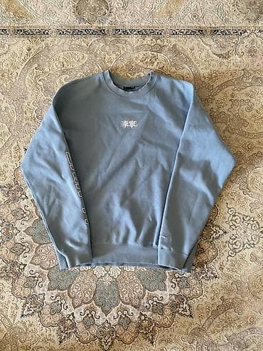 nike tech: Свитшот Li-Ning мужской/унисекс, базовая модель с круглым вырезом. - — 1